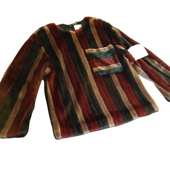 CF Goldman faux fur pocket long sleeveEUC - Picture 1 of 12